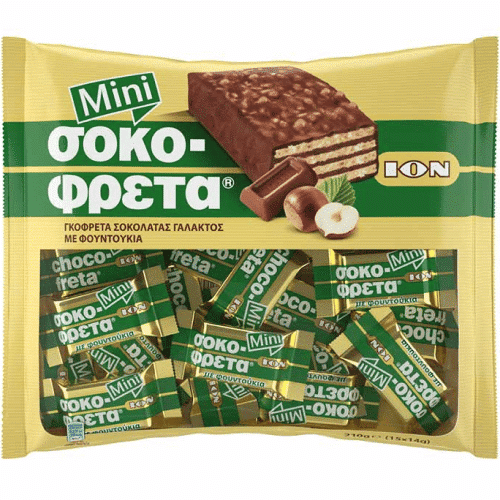 Ion Sokofreta Hazelnuts Mini / ΙΟΝ Σοκοφρέτα Φουντουκιού 210g