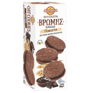 Violanta Oat Cookies Dark Chocolate / Βιολάντα Μπισκότα Βρώμης Μαύρης Σοκολάτας 180g