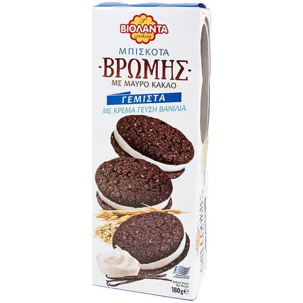 Violanta Soft Cookies Vanilla / Βιολάντα Μπισκότα Βρώμης Βανίλια 180g