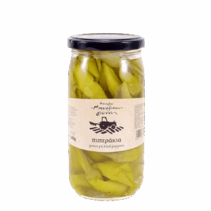 Barba Giannis Green Pickled Peppers 650g / Μπάρμπα Γιάννη Πιπεράκια