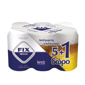 Fix Beer / Μπύρα (5+1 free) 330ml