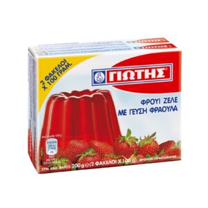 Jotis Jelly Crystals Strawberry / Γιώτης Φρουί Ζελέ Φράουλα 2x100g