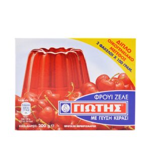 Jotis Jelly Crystals Cherry / Γιώτης Φρουί Ζελέ Κεράσι 2x100g