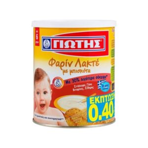 Jotis Farine Lactee with Biscuit / Γιώτης Φαρίν Λακτέ με Μπισκότα 300g