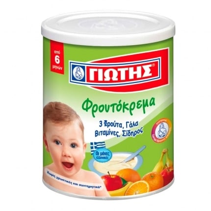 Jotis Baby Cream with 3 Fruits / Γιώτης Φρουτόκρεμα με 3 Φρούτα 300g