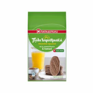 Papadopoulou MultiCereals Cocoa Sugar-Free / Πολυδημητριακά Κακάο Χωρίς Ζάχαρη 175g