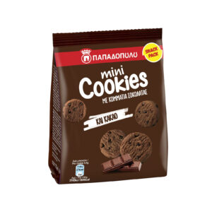 Papadopoulou Cookies Mini Milk Chocolate / Παπαδοπούλου μπισκότα σοκολατας γάλακτος 70g