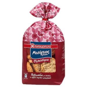 Papadopoulou Multigrain Traditional Rusks / Παπαδοπούλου Πολύσπορα Παξιμάδια 350g