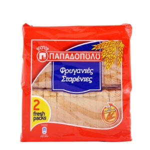 Papadopoulou Rusks / Φρυγανιές Σταρένιες 255g
