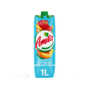 Amita Orange Apricot and Apple 1L / Φρουτοποτό Πορτοκάλι Βερίκοκο Μήλο