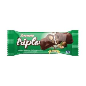 Serenata Triplo Milk Chocolate Hazelnut / Σοκολάτα Γάλακτος με Φουντούκι 50g