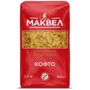 Makvel short-cut Makaroni / ΜΑΚΒΕΛ Κοφτό Μακαρονάκι 500g