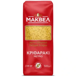 Makvel Orzo Medium / ΜΑΚΒΕΛ Κριθαράκι (Kritharaki) Μέτριο 500g