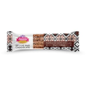 Jannis Pasteli Sesame Bar with Dark Chocolate / Παστέλι με Μαύρη Σοκολάτα 30g