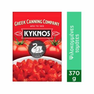 Kyknos Tomato Chopped Peeled / Τοματάκι Ψιλοκομμένο Αποφλοιωμένο 370g