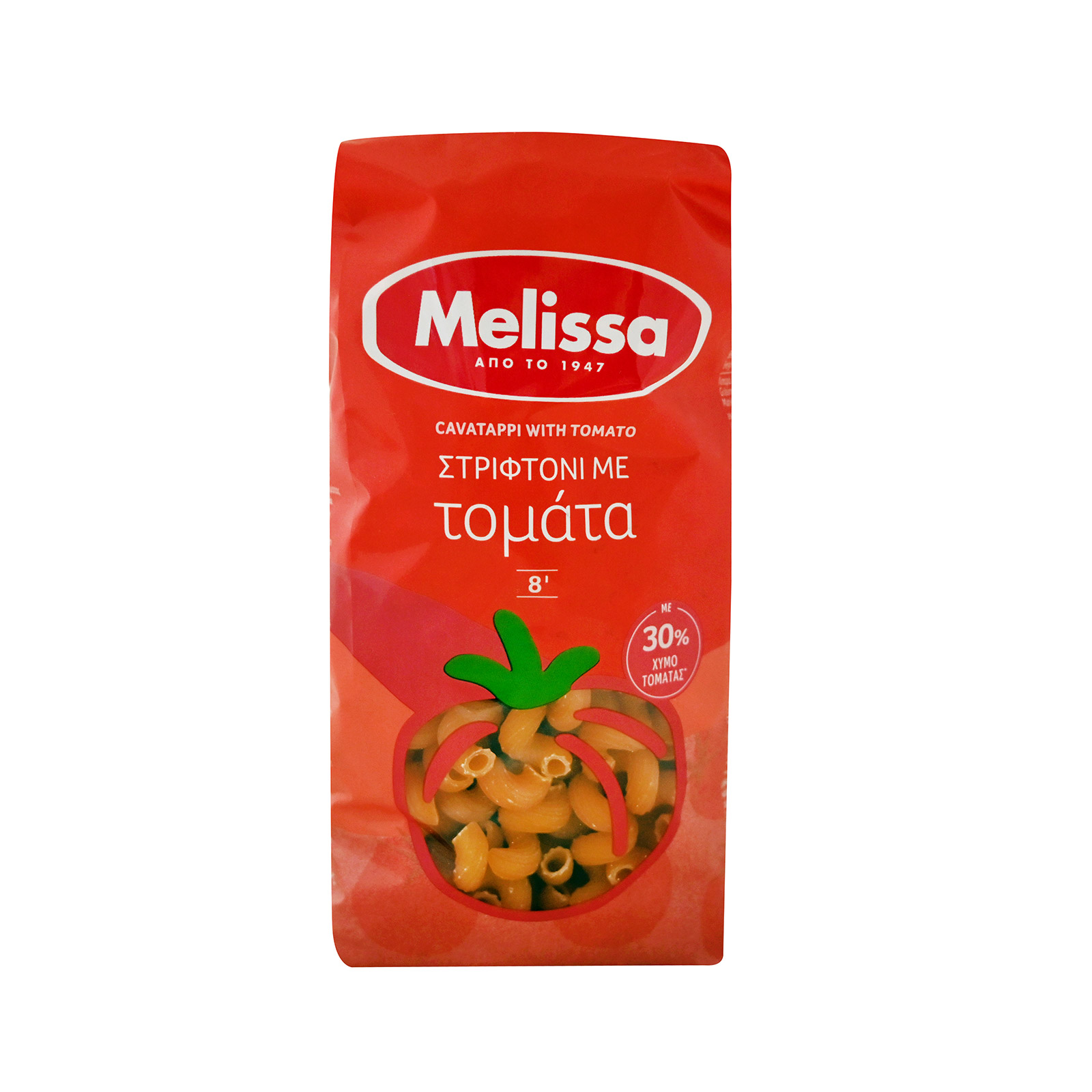 Melissa Pasta with Tomato / Πάστα Ζυμαρικών Στριφτόνι με Τομάτα 400g