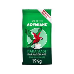 Loumidis Papagalos Greek Coffee / Λουμίδης Καφές Ελληνικός Παραδοσιακός 194g