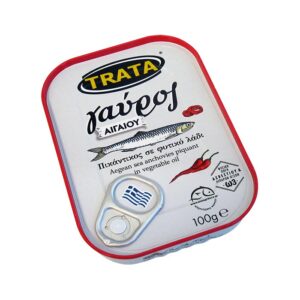 Trata Anchovy piquant in vegetable oil  / Γαύρος πικάντικος σε φυτικό λάδι 100g