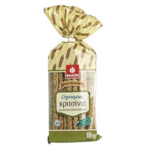 Faidon Wholemeal Breadsticks Sesame / Φαίδων Κριτσίνια ολικής σουσάμι 400g