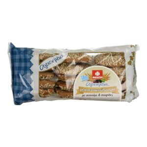 Faidon Grape Must Biscuits with Sesame 400g / Φαίδων Μουστοκούλουρα με Σουσάμι