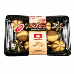 Faidon Assorted Biscuits / Φαίδων Κουλούρια Γεμιστά Φουντούκι και Κακάο 350g