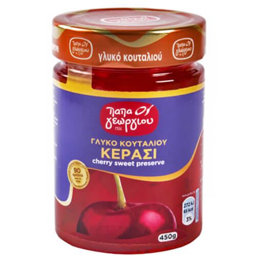 Papageorgiou Preserves Cherry / Γλυκό Κουταλιού Κεράσι 450g