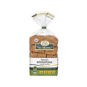 Manna Cretan rusks Kritharenio Paximadi / Κριθαρένιο Παξιμάδι 600g