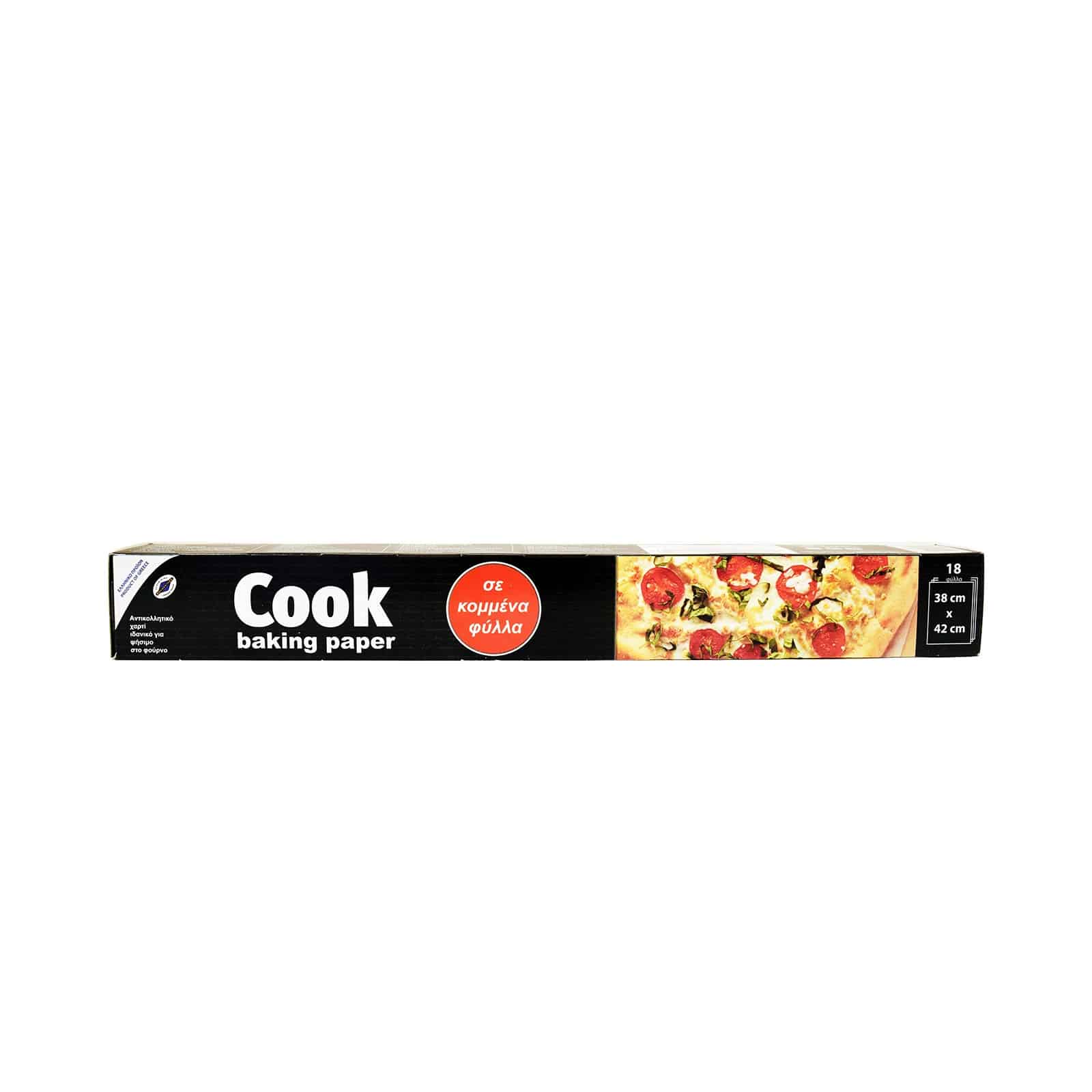 Cook Baking Paper Sheets (18 pieces) / Χαρτί Αντικολλητικό σε Φύλλα 38x42cm