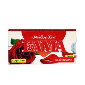 Elma Rose Sugar free Gum / ΕΛΜΑ Μαστίχα Χίου Τριαντάφυλλο 14g