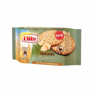 Elite Crackers Mediterranean Parmesan / Κράκερς Μεσογειακά με Παρμεζάνα 105g