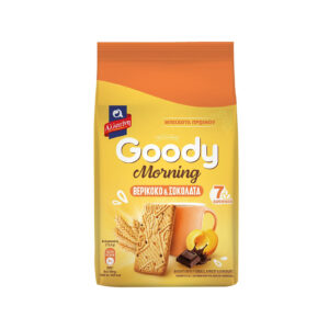 Allatini Apricot and Chocolate Biscuits / Αλλατίνη Goody Morning μπισκότα Βερίκοκο Σοκολάτα 160g