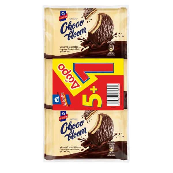 Allatini Choco Bloom Biscuits 6x35g / Αλλατίνη Μπισκότα Γεμιστά Σοκολάτα