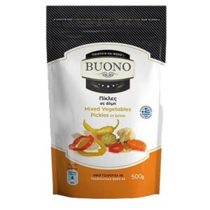 Buono Mixed Vegetables Pickles in Brine / Πίκλες σε Άλμη 500g