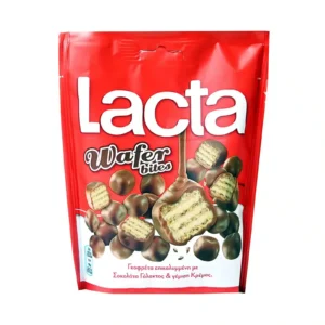 Lacta Wafer Bites 110g / Γκοφρέτα με Σοκολάτα Γάλακτος & Γέμιση Κρέμα