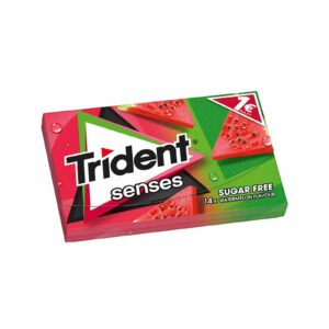 Trident Watermelon Gum / Τσίχλες Senses Καρπούζι 27g