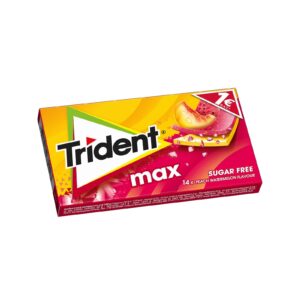 Trident Gum Peach Watermelon / Τσίχλες με Γεύση Ροδάκινο Καρπούζι 27g