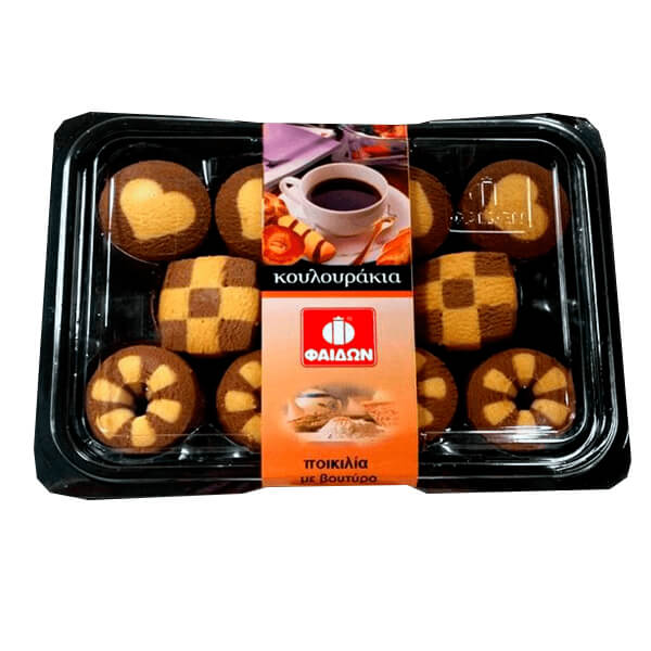 Faidon Butter Cookies 350g / Κουλουράκια Βουτύρου Ποικιλία