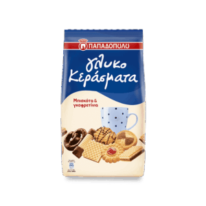 Papadopoulou biscuits & wafers treats 400g / Γλυκοκεράσματα Μπισκότα & Γκοφρετίνια