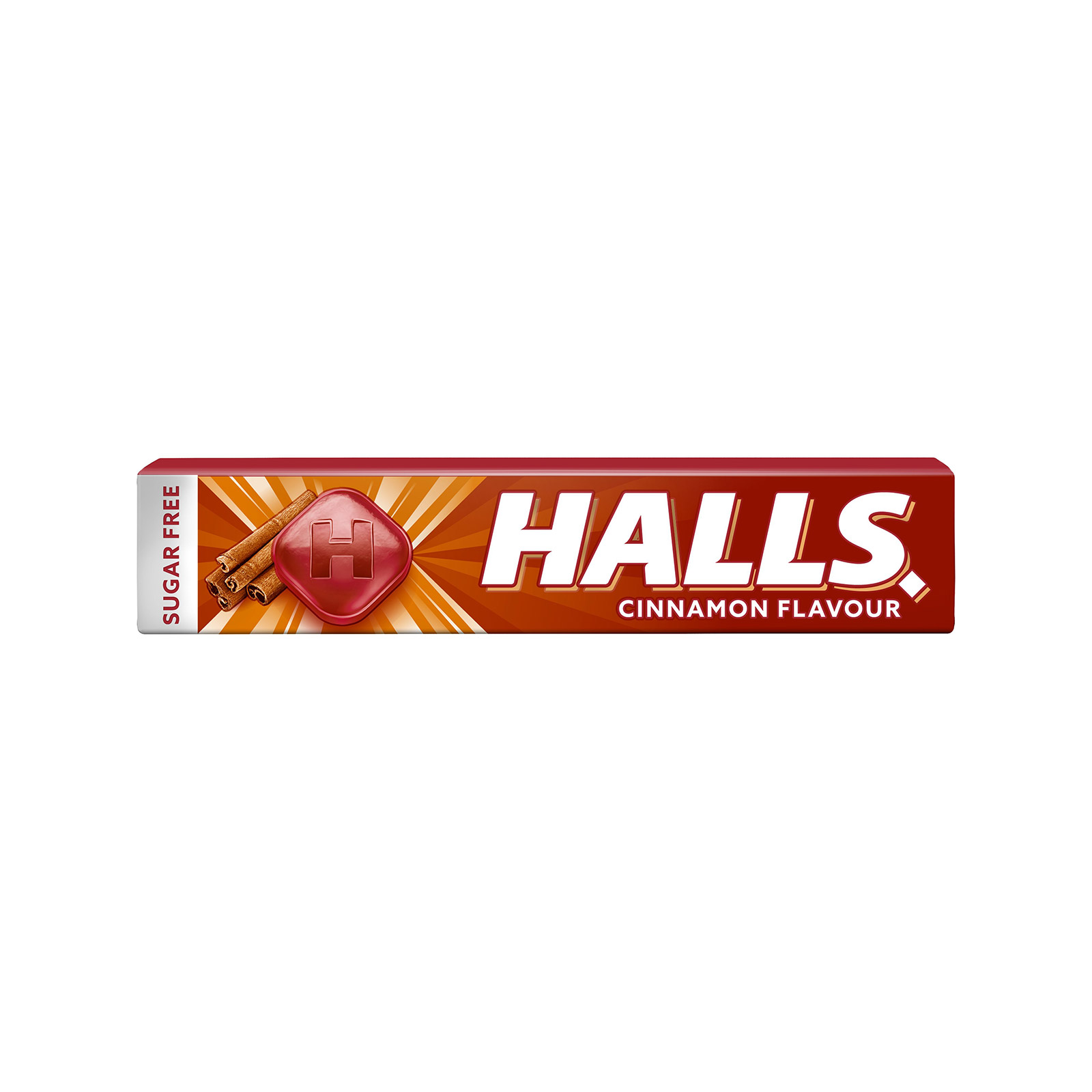 Halls Cinnamon Sugar Free 32g / Καραμέλες Κανέλα