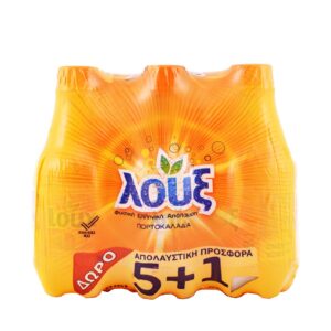 Loux Orange juice / Λουξ Πορτοκαλάδα με Ανθρακικό (5+1 Free) 330ml