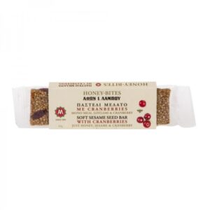 Soft Pasteli Honey & Cranberries / Παστέλι με 100% Μέλι & Κράνμπερι 40g