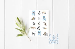 Greek Cats Design - Postcard (5-pack)