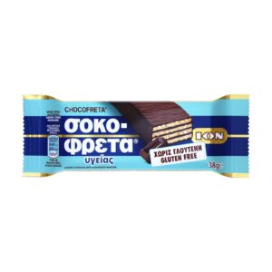 ION Sokofreta Dark Chocolate Gluten-Free / Σοκοφρέτα υγείας χωρίς γλουτένη 38g