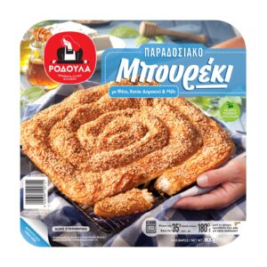 Rodoula Traditional Boureki with Feta / Μπουρέκι με φέτα, κατίκι Δομοκού και μέλι 800g